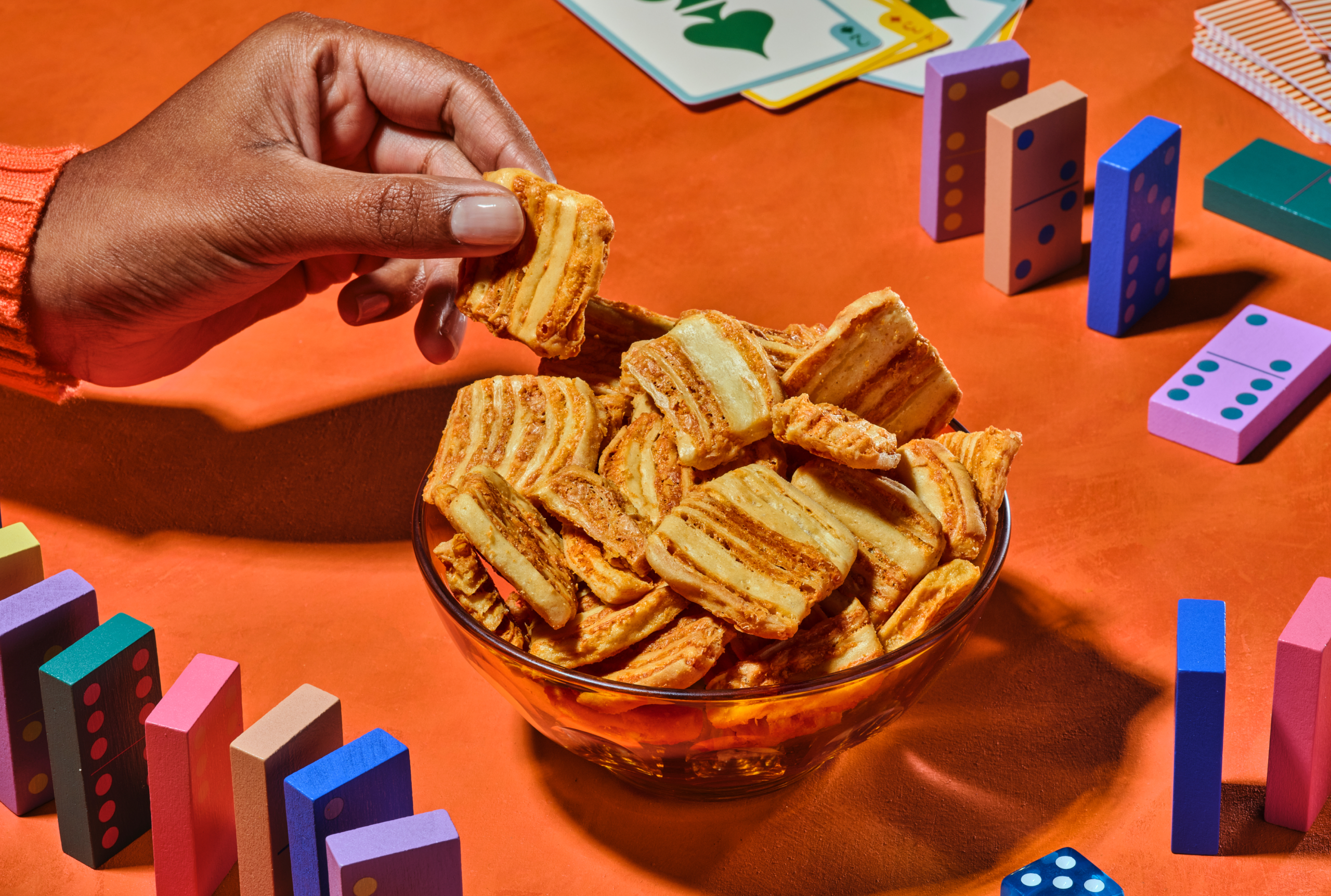 Asiago & Cheddar Cheese Crisps J3