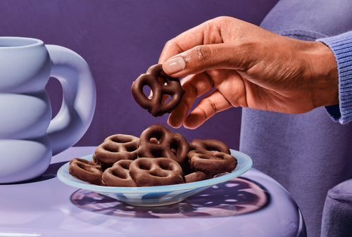 Dark Chocolate Covered Pretzels N8