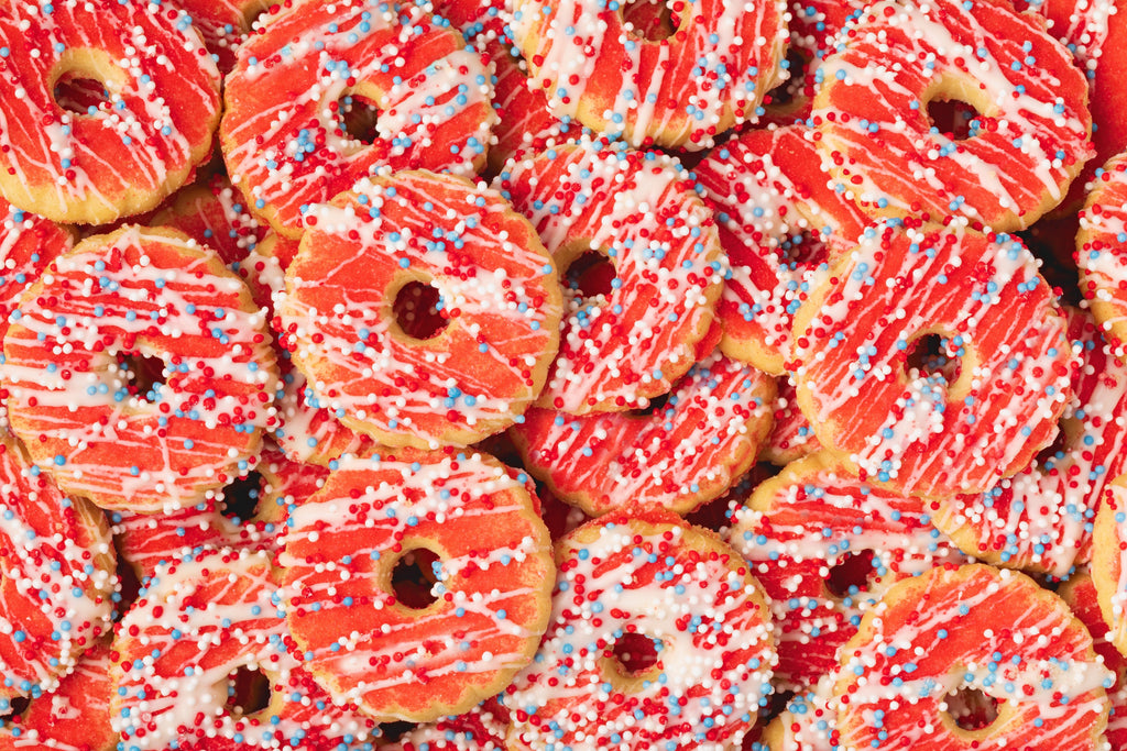 Freedom Ring Shortbread Cookies X6