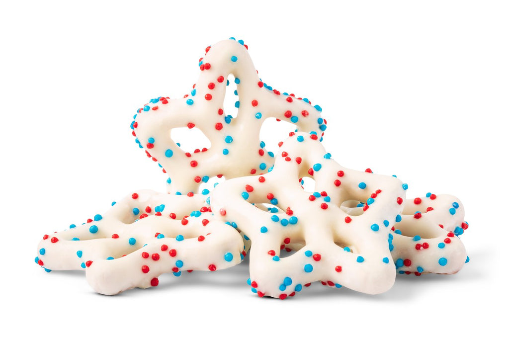 Red, White, & Blue Yogurt Star Pretzels V5