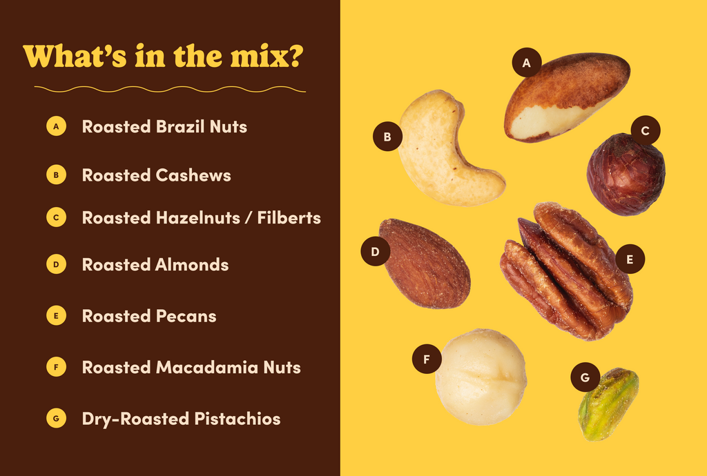 Supreme Roasted Mixed Nuts (50% Less Salt) W9