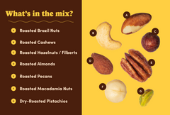 Supreme Roasted Mixed Nuts (50% Less Salt) W9